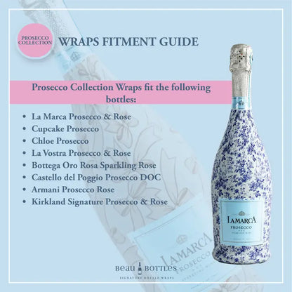 Beau Bottles Happy Birthday Floral - Prosecco Collection - Brazos Avenue Market 