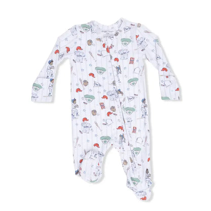 Home Run Baseball - 2 Way Zipper Footie - Brazos Avenue Market 