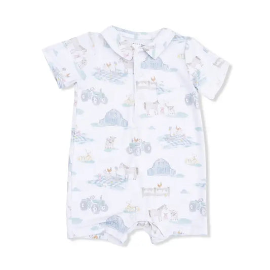 Farm Animal Party - Polo Shortie - Brazos Avenue Market 