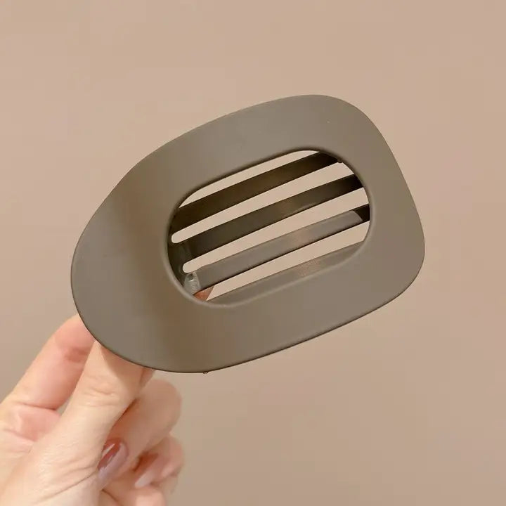 Jumbo Lay Flat Oval Hair Claw Clips Secure Styling - Brazos Avenue Market 