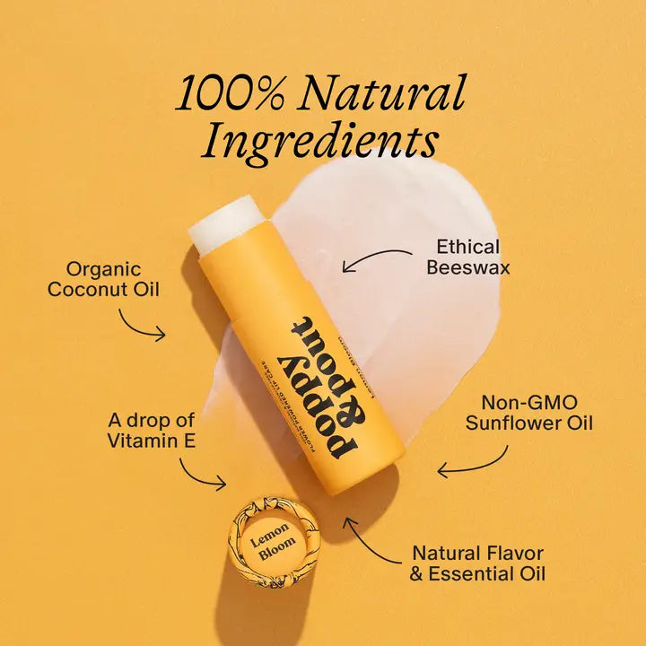 Poppy & Pout Lip Balm - Brazos Avenue Market 