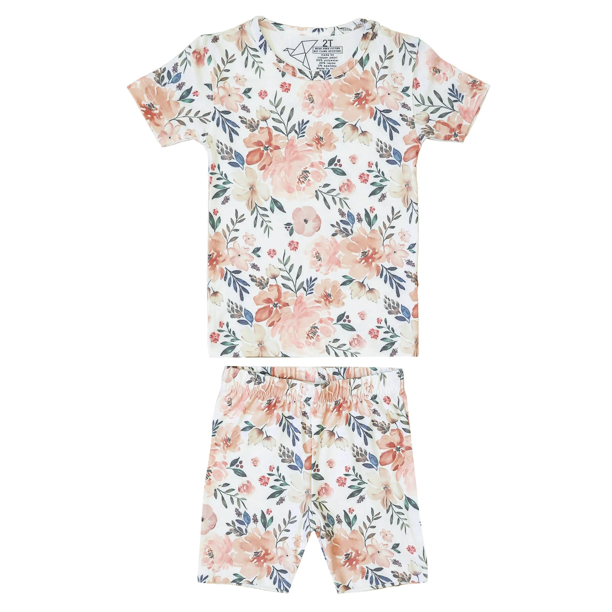 Autumn 2pc Short Sleeve Pajama Set - Brazos Avenue Market 