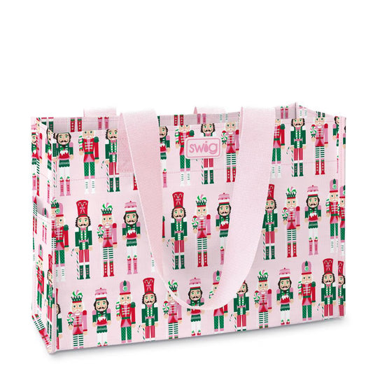 Sugar Plum Soldiers Reusable Gift Bag (Large) - Brazos Avenue Market 