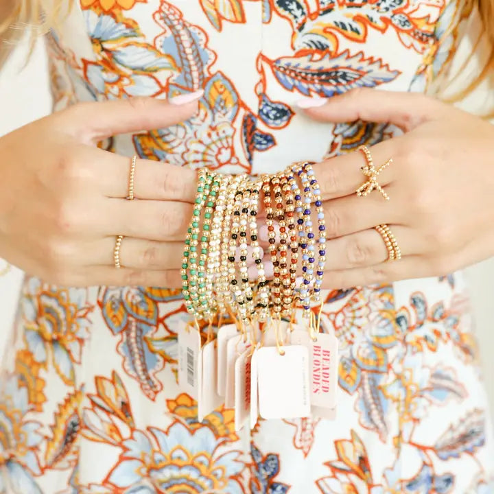 Demi Bracelet in Black - Brazos Avenue Market 