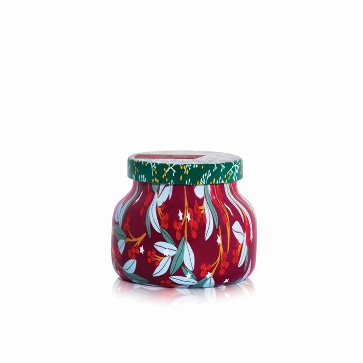 Tinsel & Spice Holiday Pattern Play Petite Candle - Brazos Avenue Market 
