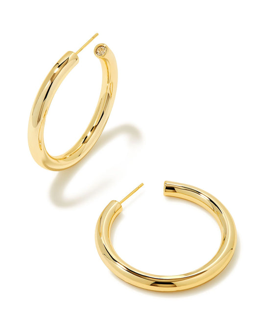Colette Large Hoop Earrings - Brazos Avenue Market 