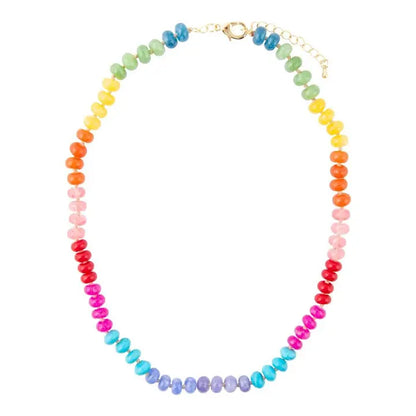 Kaleidoscope Multistone Strand Necklace