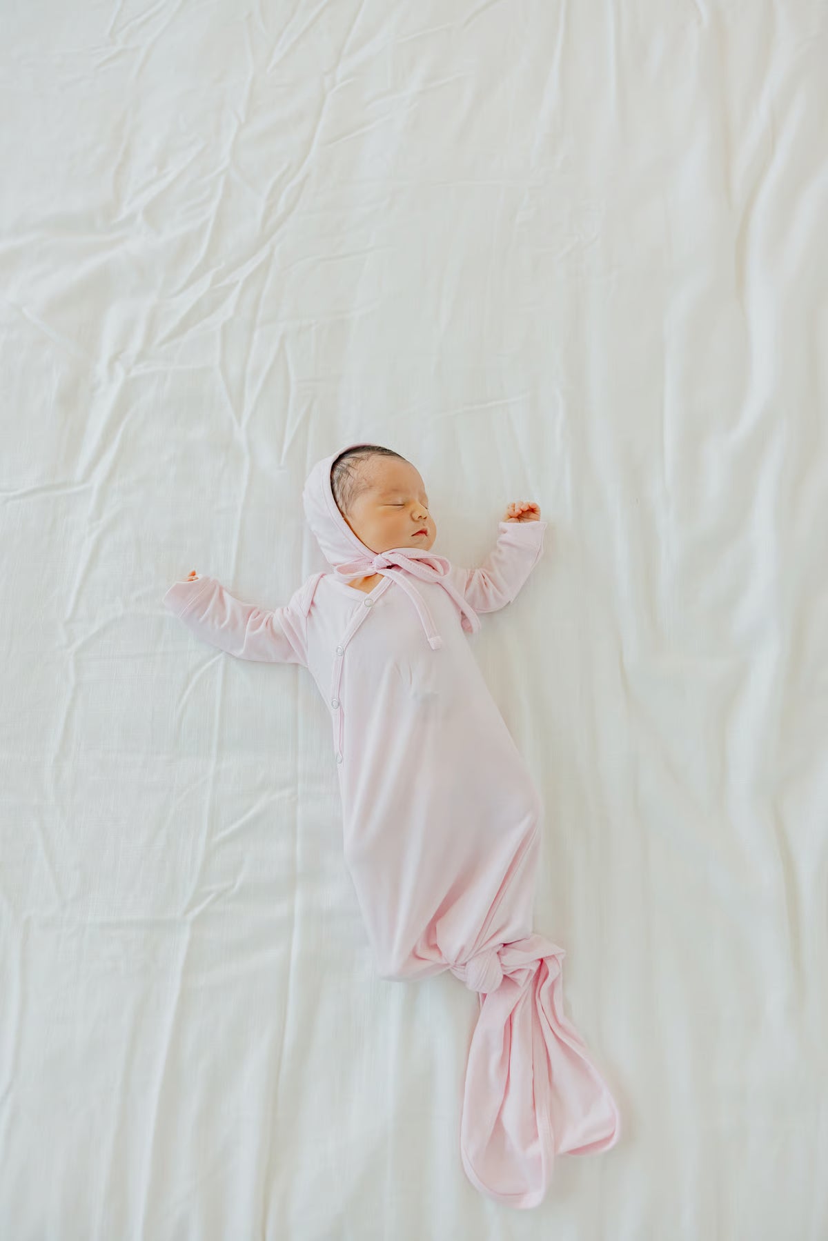 Blossom Newborn Knotted Gown - Brazos Avenue Market 