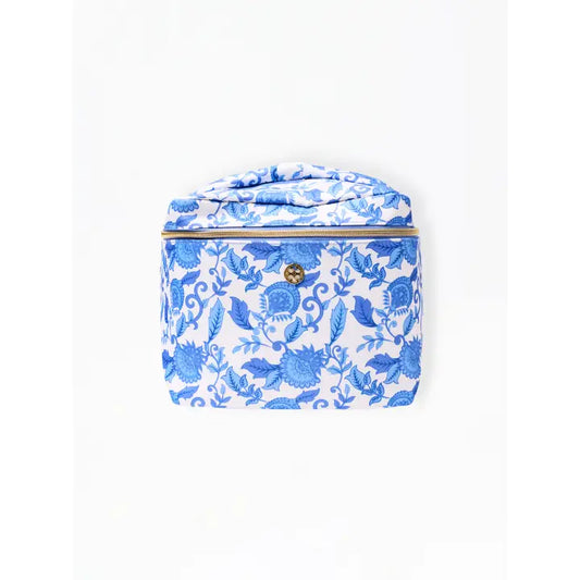Ultraglam Makeup Bag | Porcelain Vines - Brazos Avenue Market 