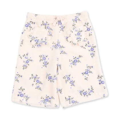Sweet Hanna Floral Velour - Oversized Sweatshirt and Wide Leg Pant