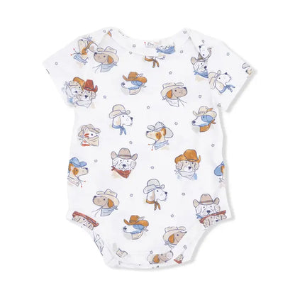 Cowdogs - Short Sleeve Bodysuit - Brazos Avenue Market 