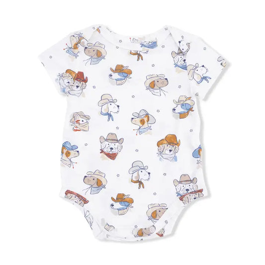 Cowdogs - Short Sleeve Bodysuit - Brazos Avenue Market 