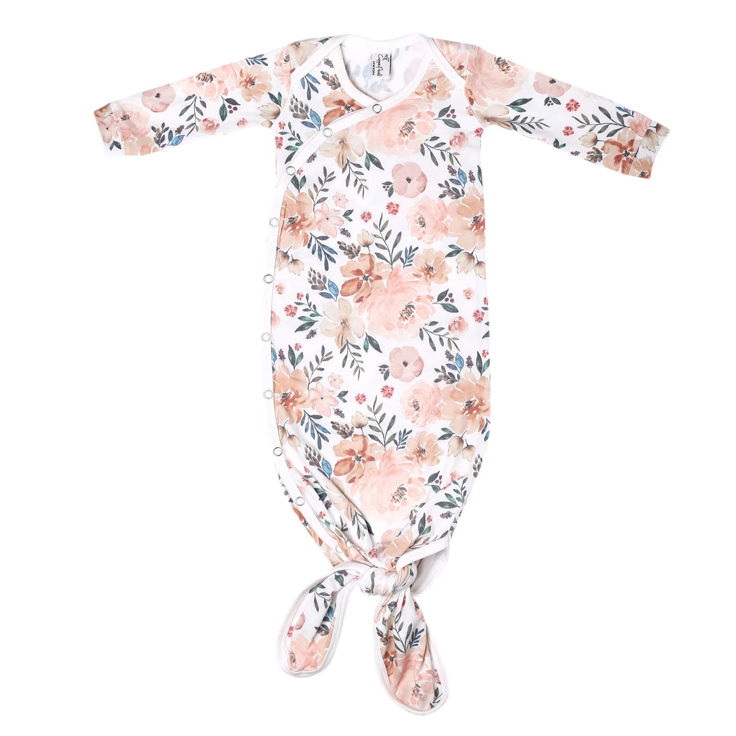 Autumn Newborn Knotted Gown - Brazos Avenue Market 