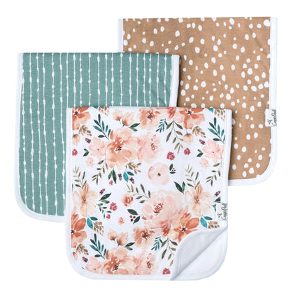 Copper Pearl Burp Cloth Set - Brazos Avenue Market 