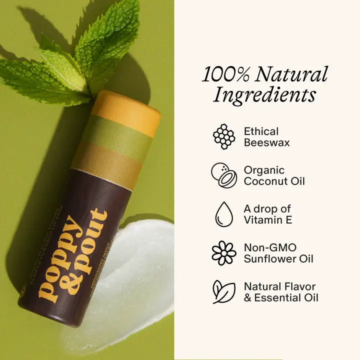Poppy & Pout Lip Balm - Brazos Avenue Market 