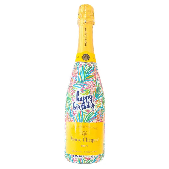 Beau Bottles Happy Birthday Floral - Champagne Collection - Brazos Avenue Market 