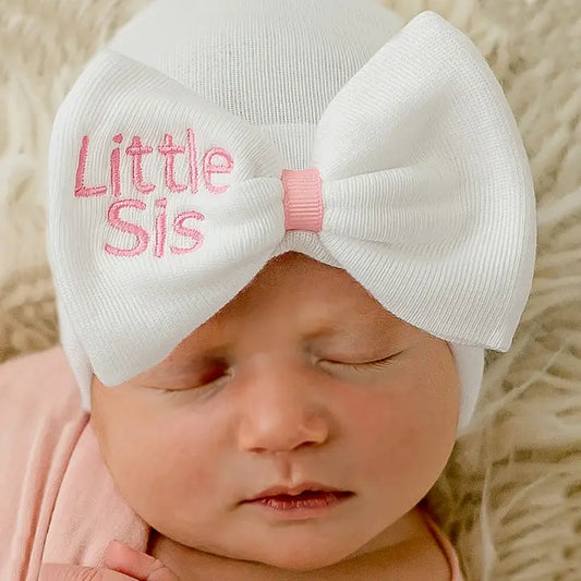 ILYBEAN White Little Sis Hospital Hat