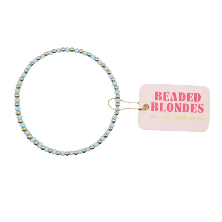 Demi Bracelet in Powder Blue - Brazos Avenue Market 