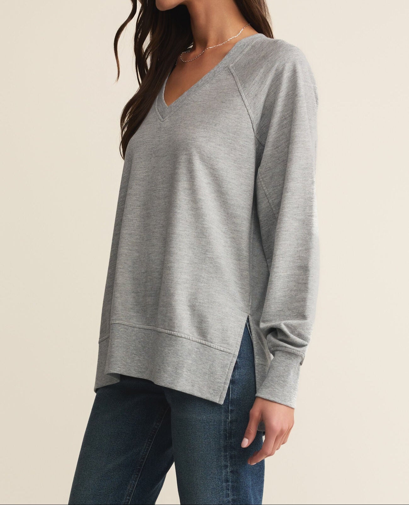 Weekender V Neck Top - Brazos Avenue Market 