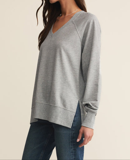 Weekender V Neck Top - Brazos Avenue Market 