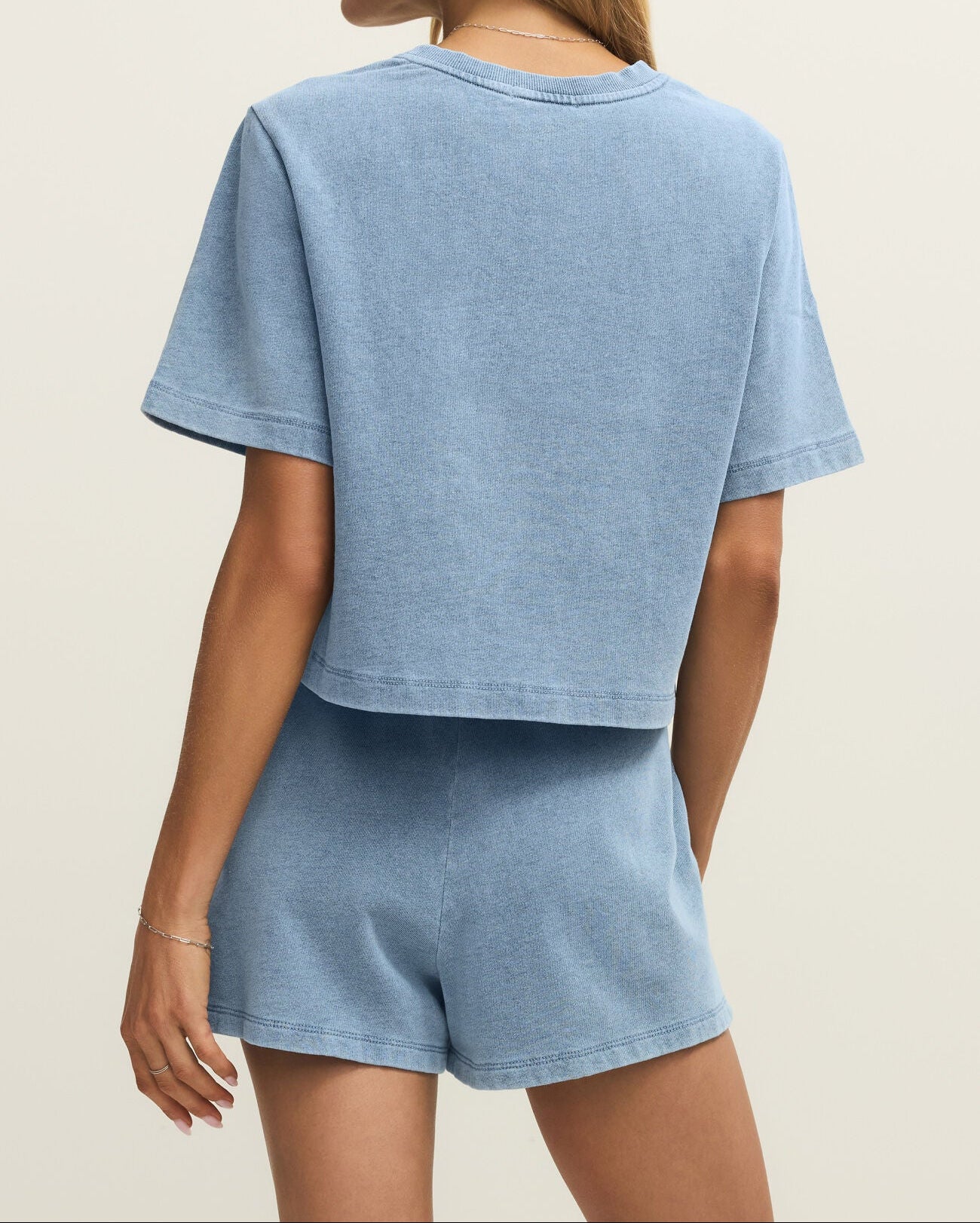 Curran Knit Denim Sweatshirt