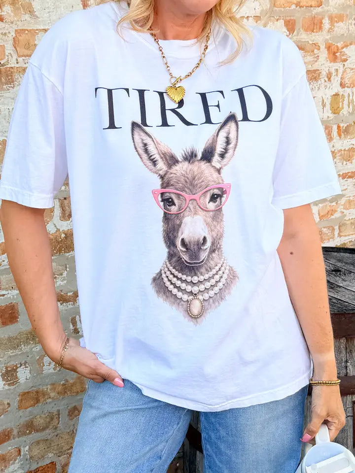 Tired Donkey Comfort Colors Graphic Tee