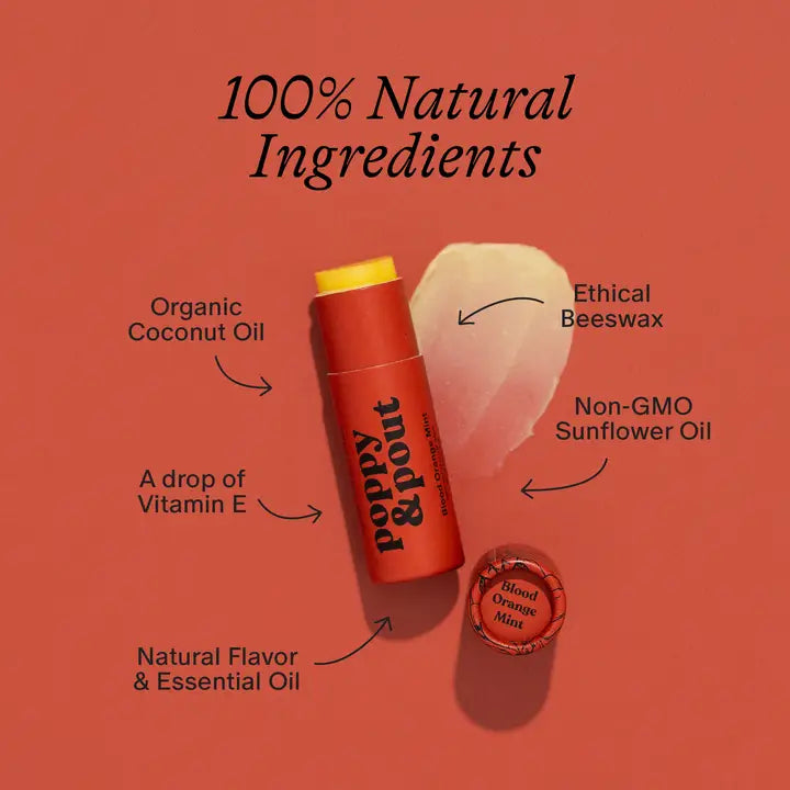 Poppy & Pout Lip Balm - Brazos Avenue Market 