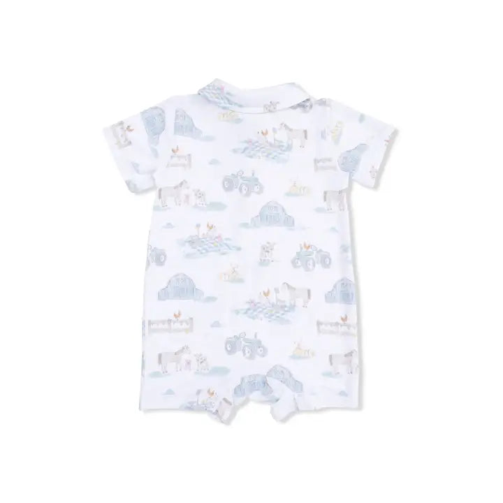 Farm Animal Party - Polo Shortie - Brazos Avenue Market 