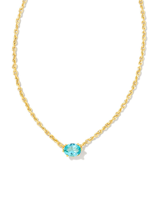 CAILIN CRYSTAL PENDANT NECKLACE - Brazos Avenue Market 