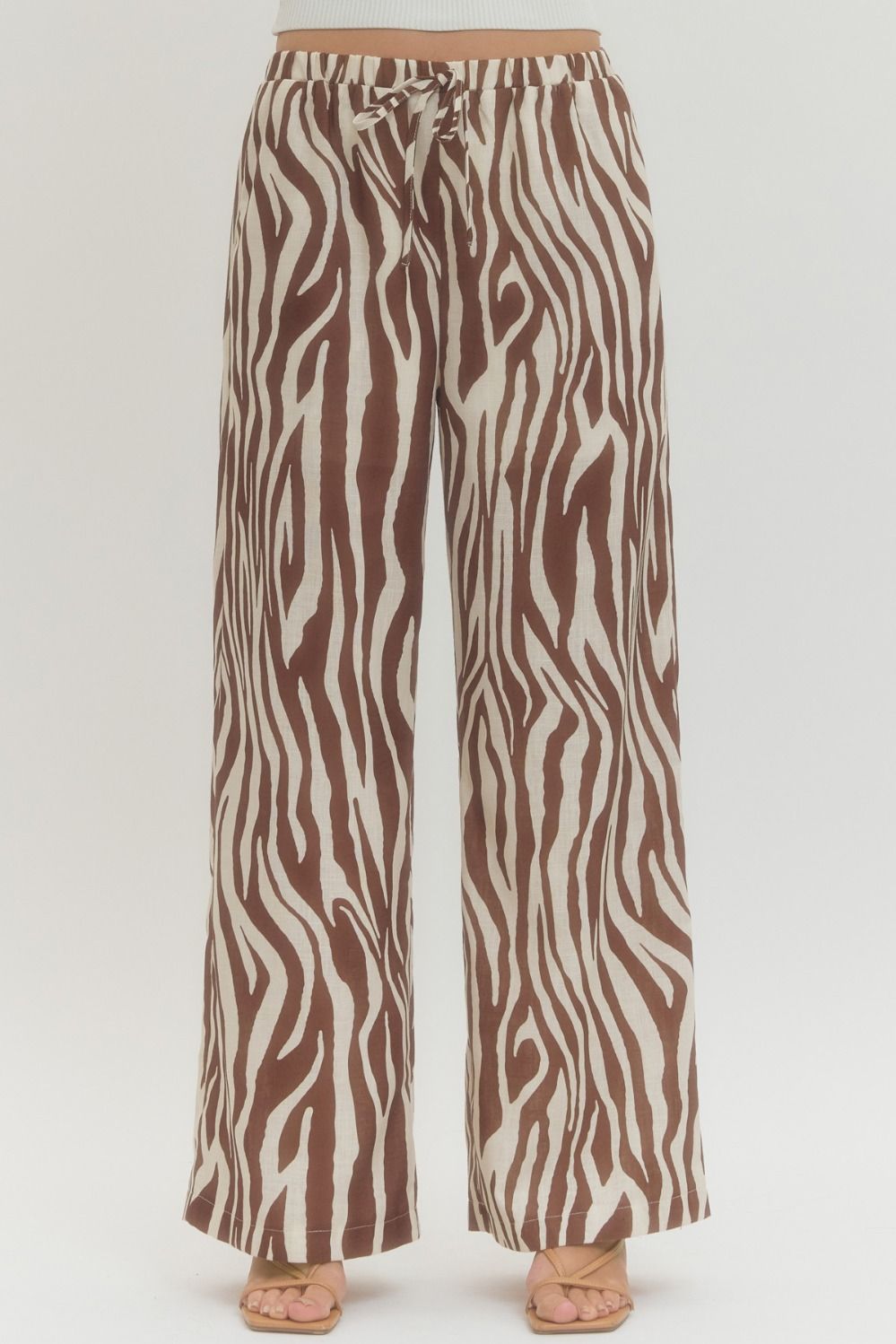 Wild Side Zebra Pants - Brazos Avenue Market 