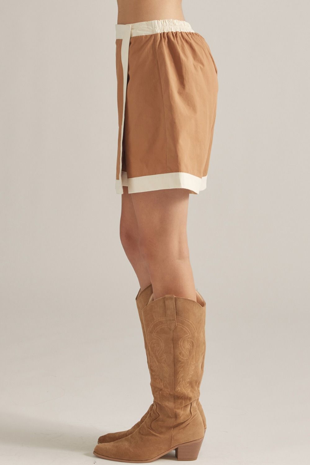 Camel Colored Two Piece Set