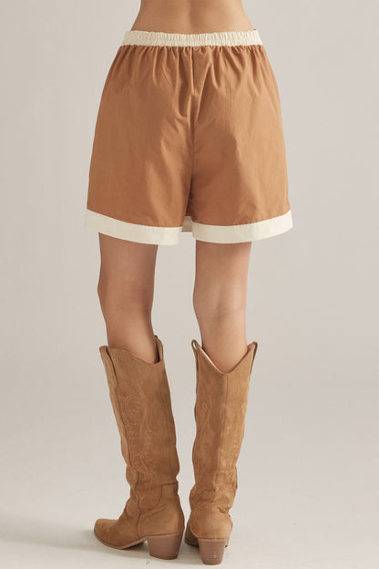 Camel Colored Two Piece Set
