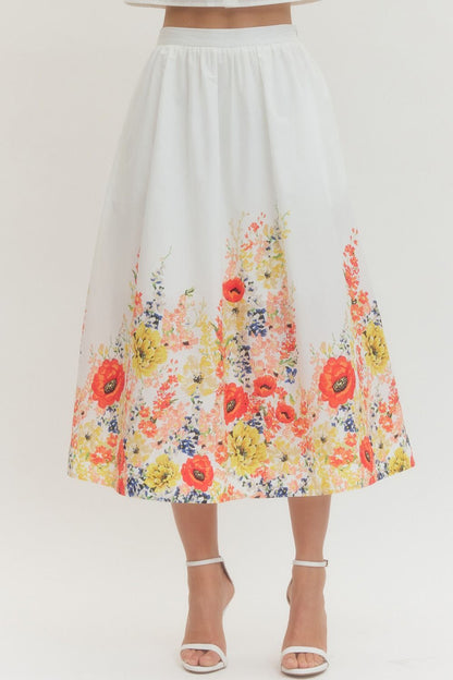 Garden Grace Skirt - Brazos Avenue Market 