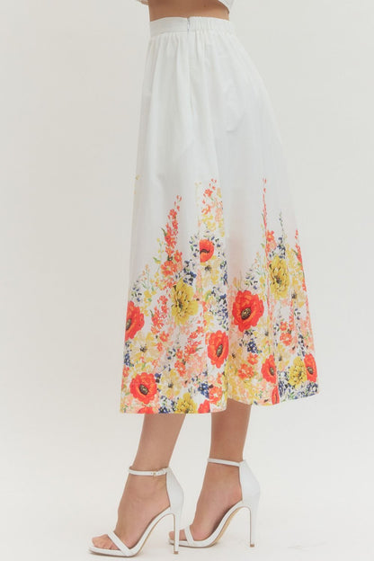 Garden Grace Skirt - Brazos Avenue Market 