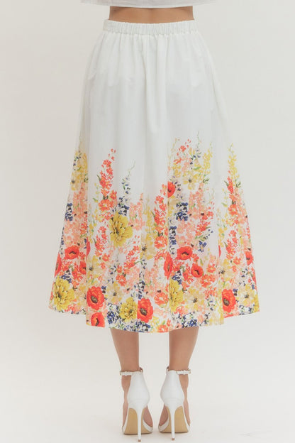 Garden Grace Skirt - Brazos Avenue Market 
