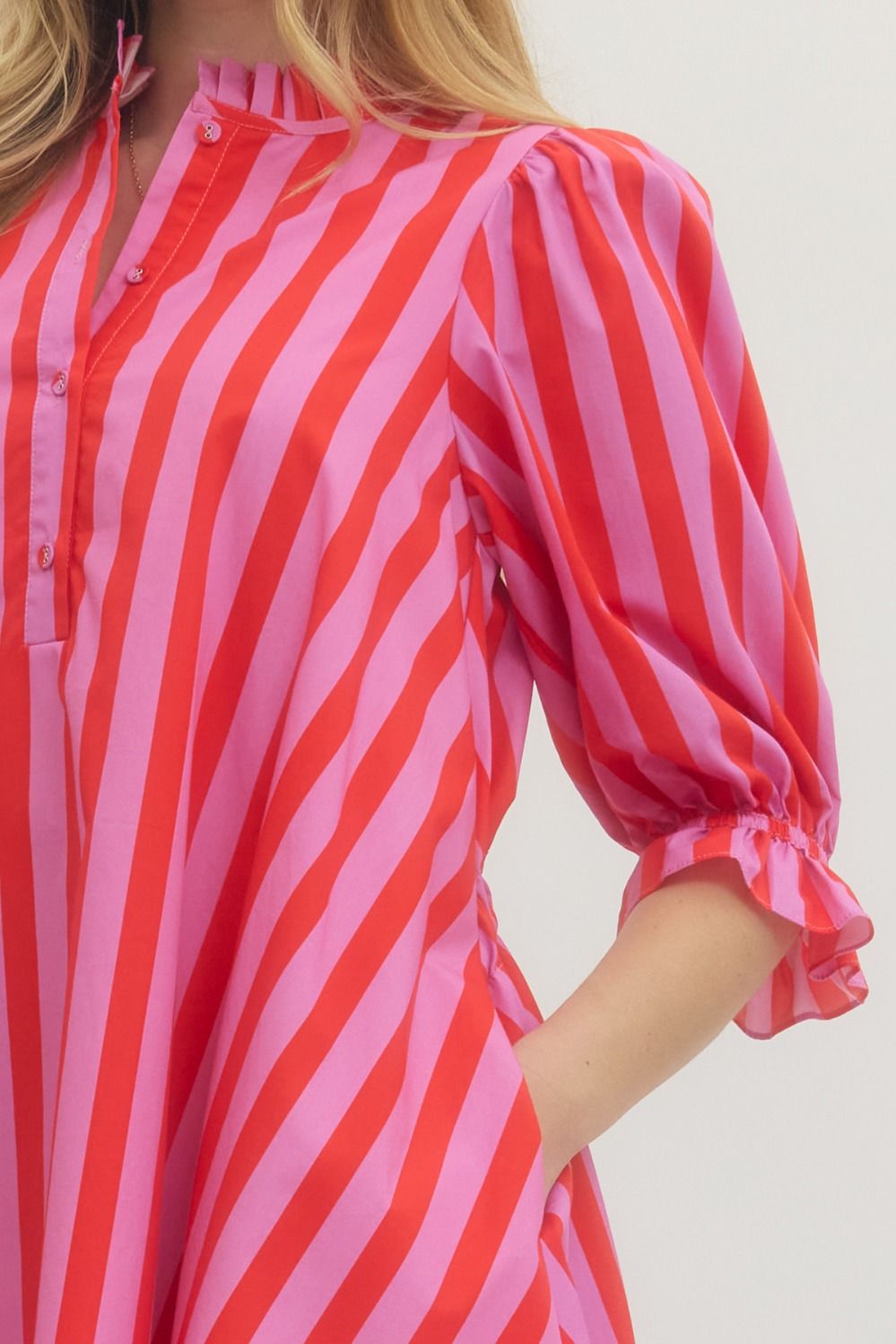 Sugar Rush Stripe Dress - Brazos Avenue Market 