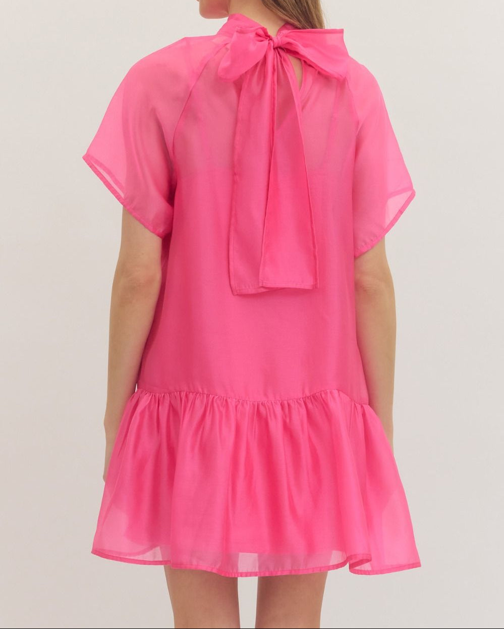 Hot Pink Mini Dress - Brazos Avenue Market 