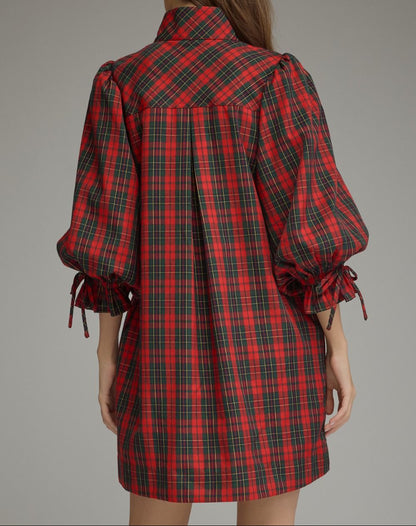 Plaid Mini Dress