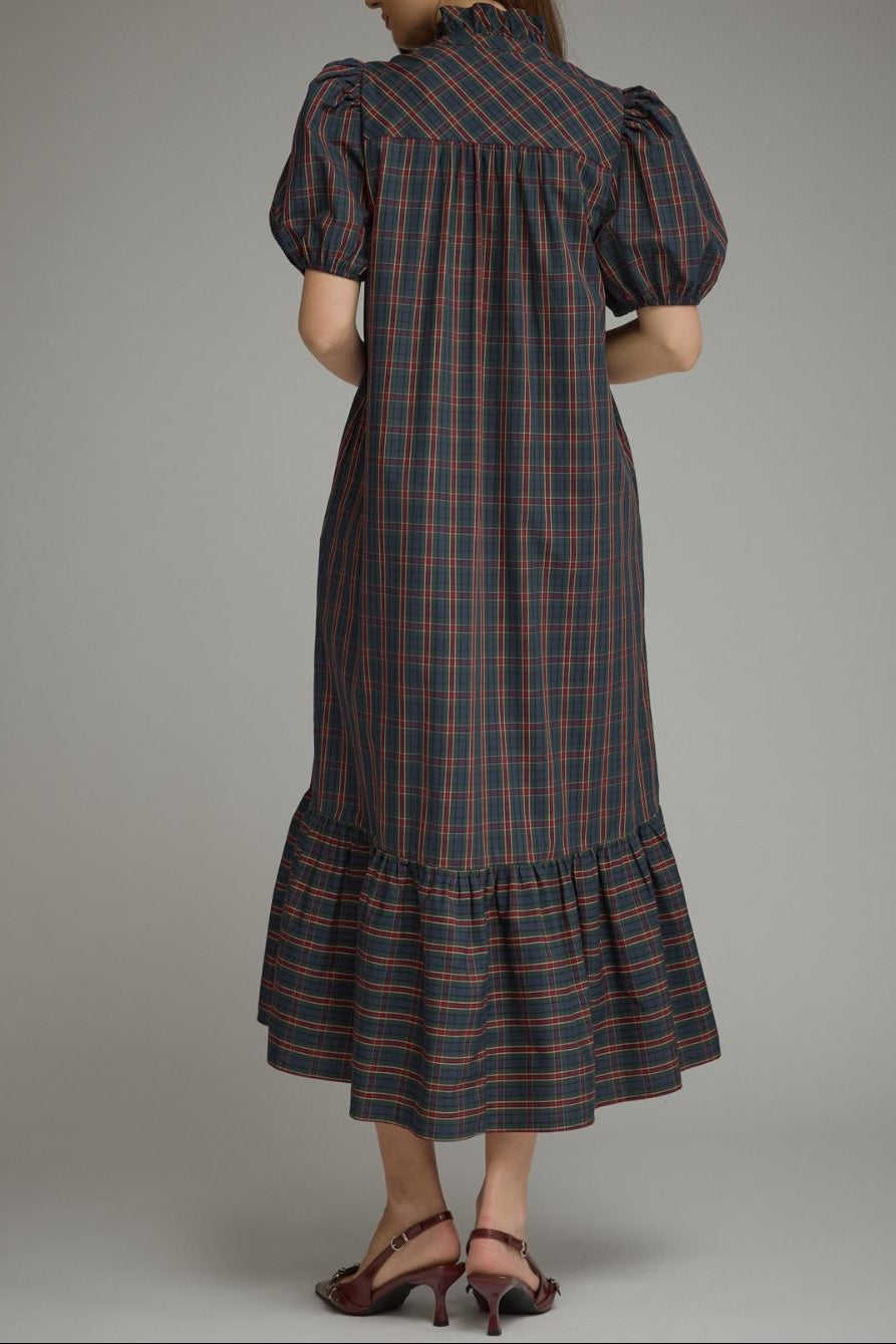 Plaid Maxi Dress