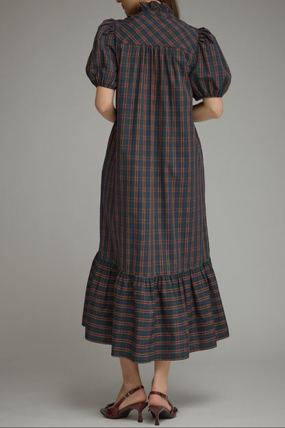 Plaid Maxi Dress