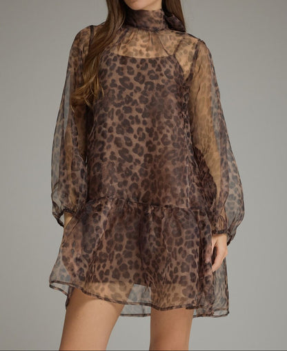 Leopard Mini Dress