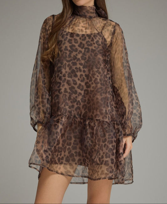 Leopard Mini Dress