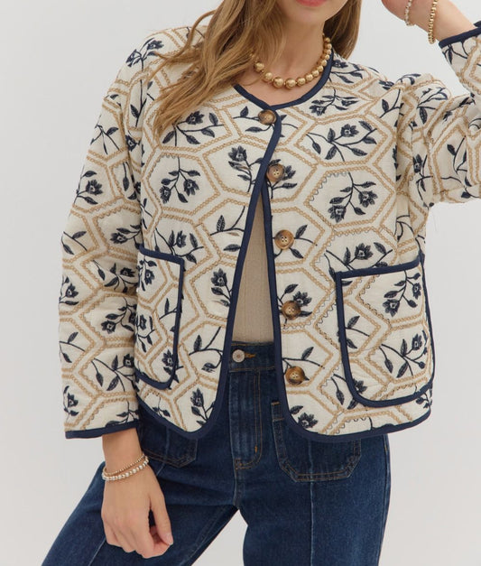 Chateau Bloom Jacket - Brazos Avenue Market 