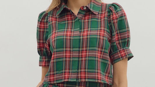 Evergreen Cheer Top - Brazos Avenue Market 