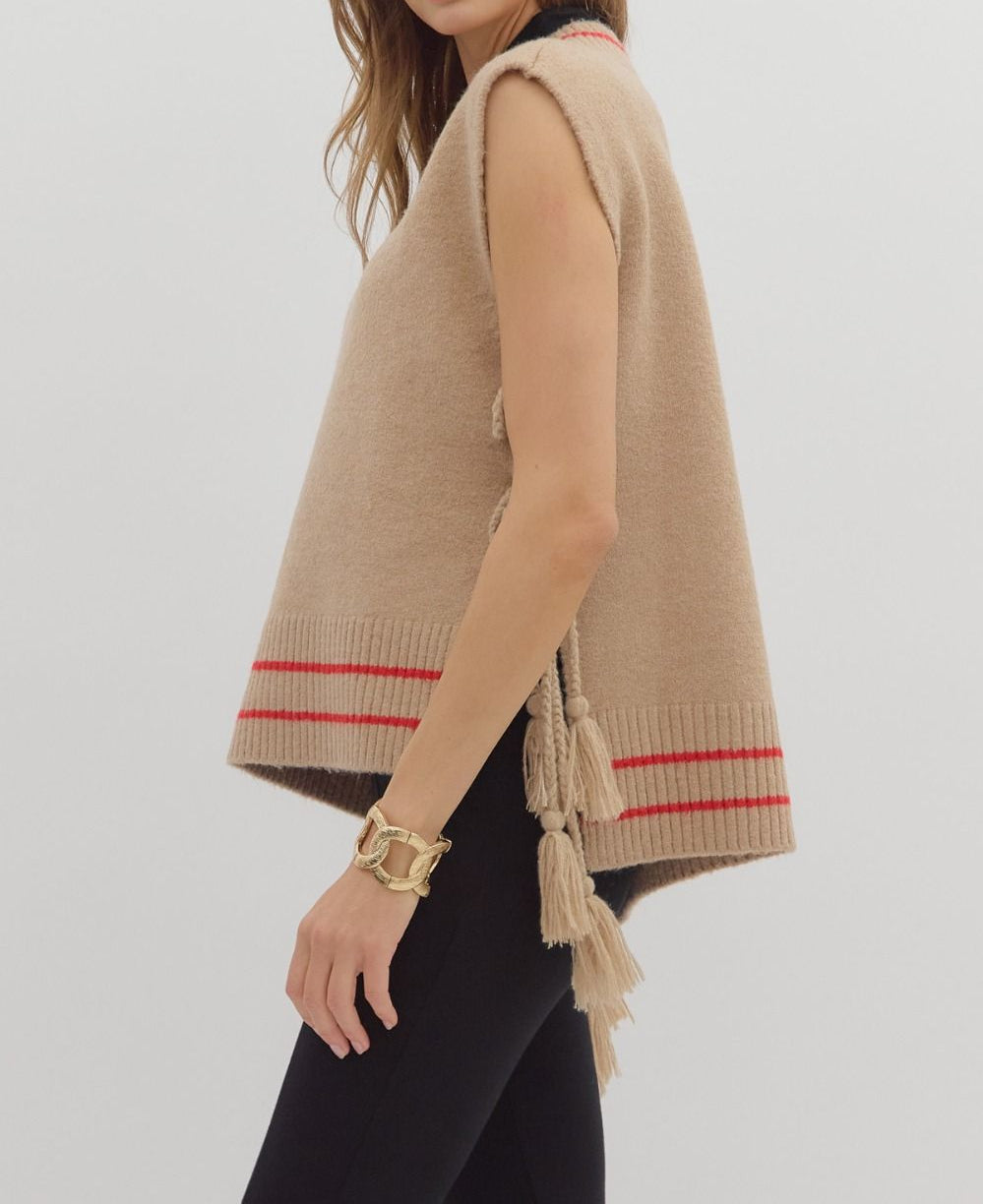 Sleeveless Sweater Pullover - Brazos Avenue Market 