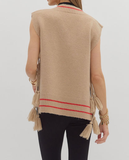 Sleeveless Sweater Pullover - Brazos Avenue Market 