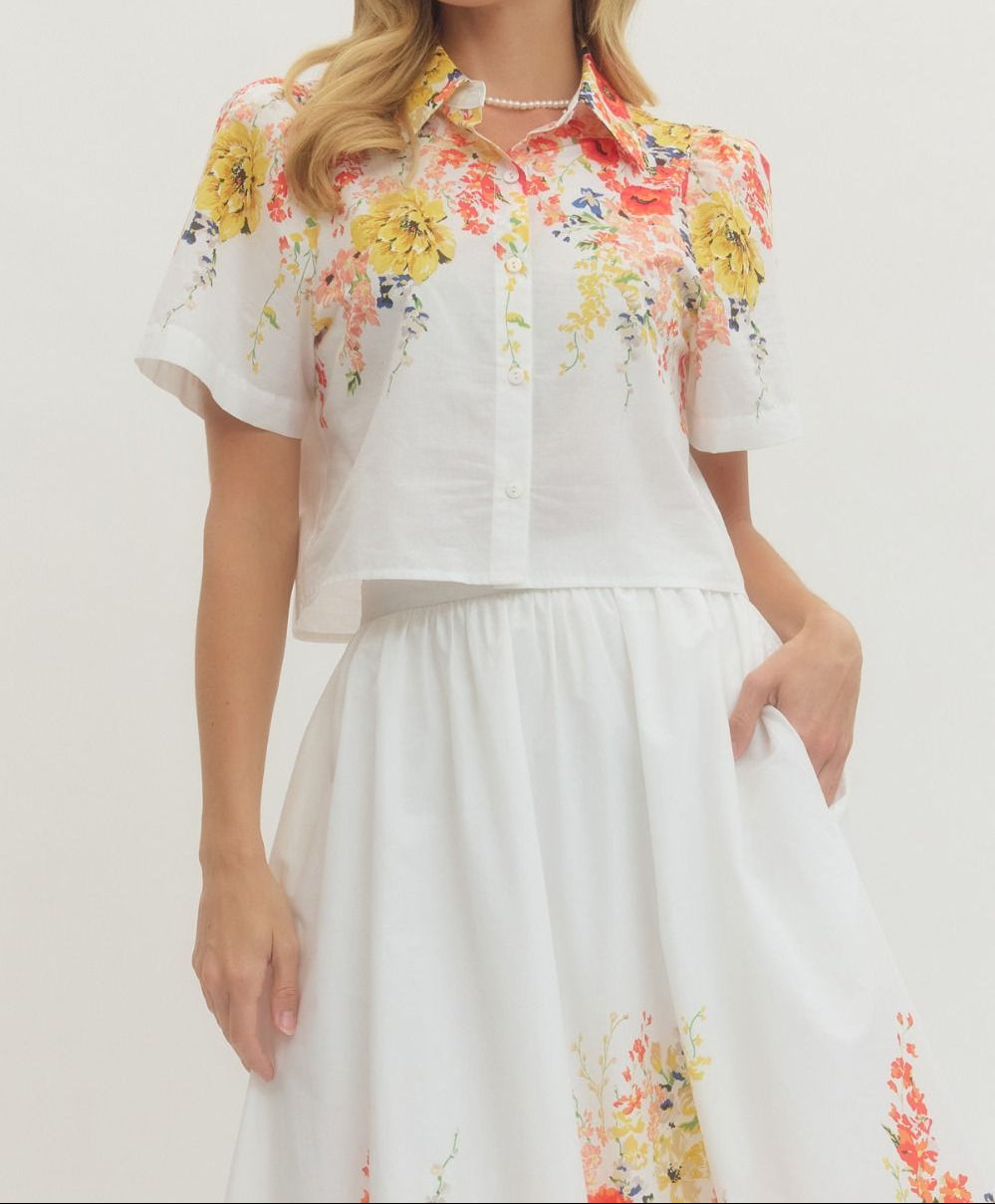 Garden Grace Top - Brazos Avenue Market 