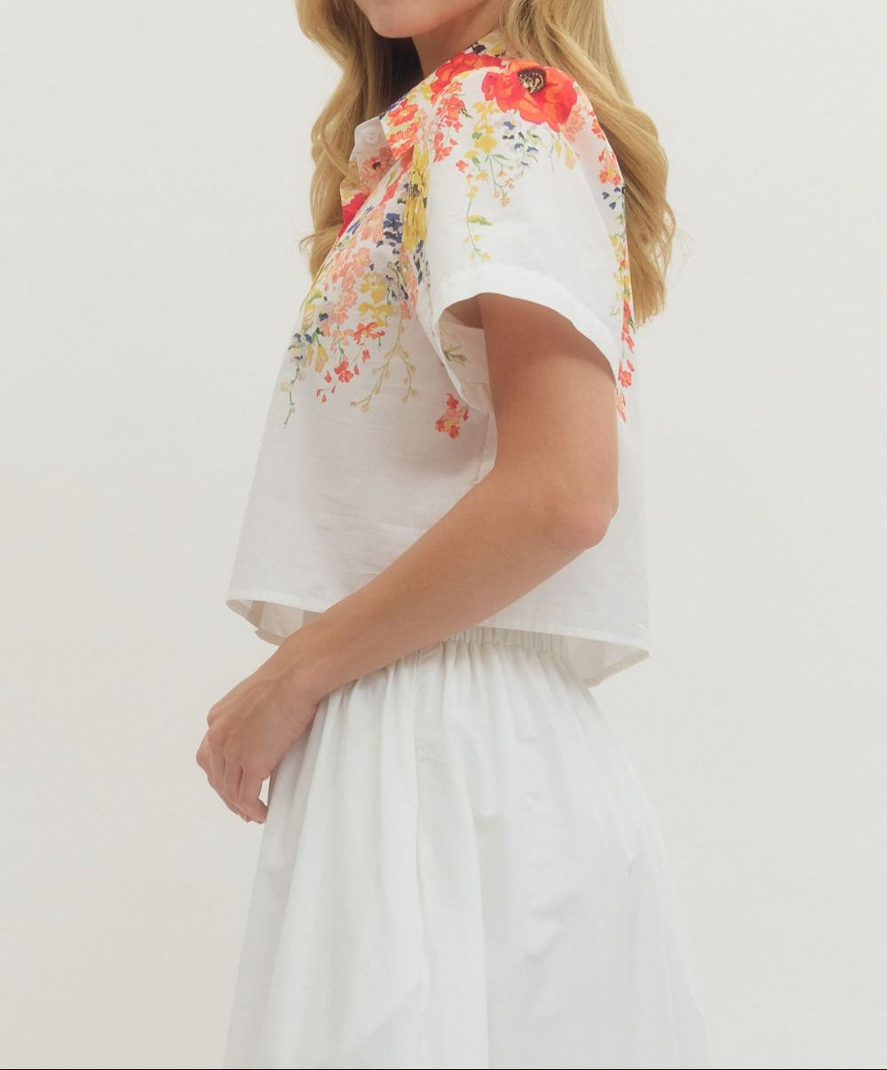 Garden Grace Top - Brazos Avenue Market 