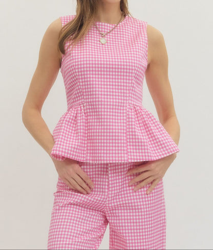 Southern Charm Peplum Top - Brazos Avenue Market 