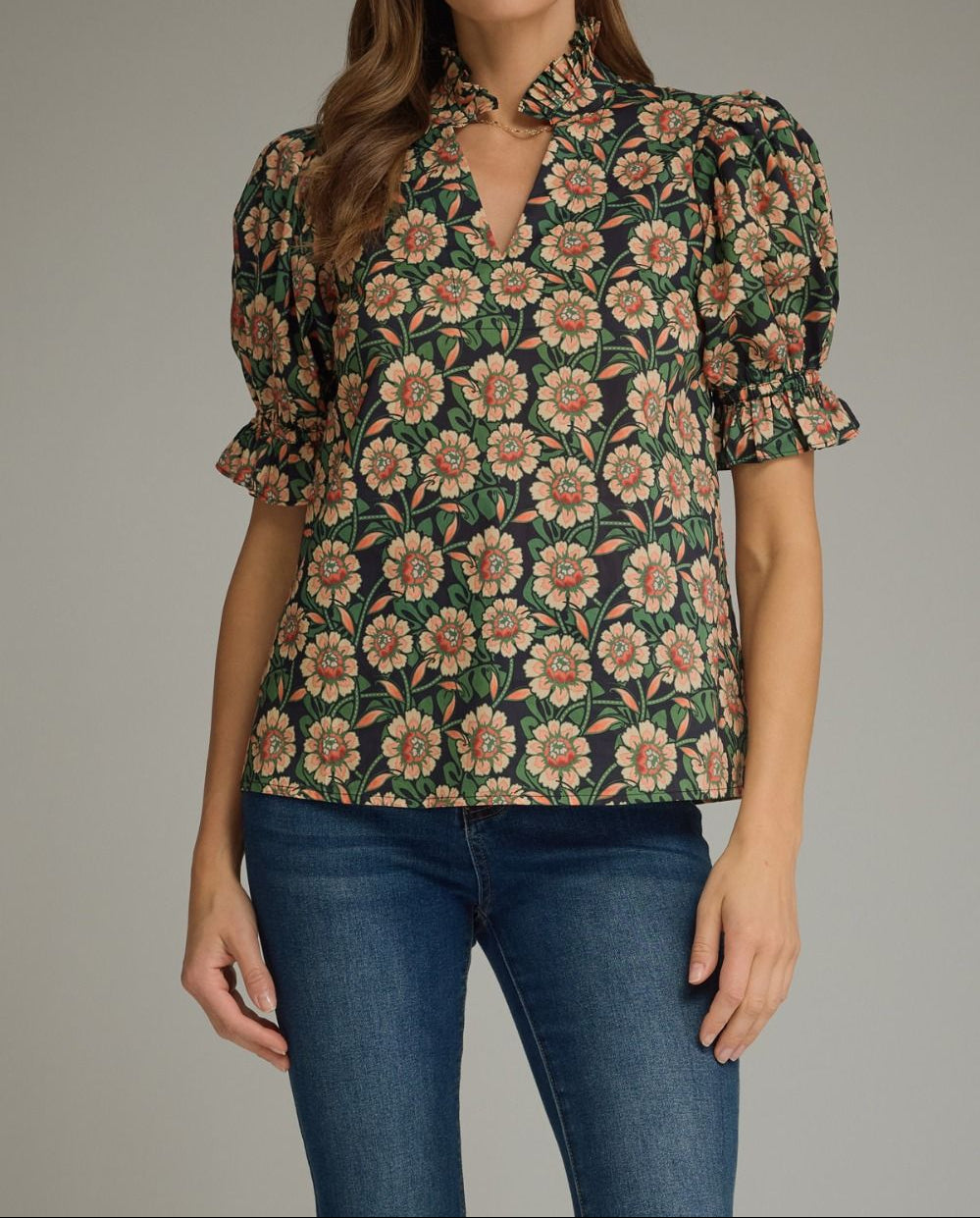 Fall Floral Top